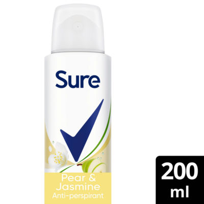 Sure Pear & Jasmine Anti-Perspirant Aerosol 200 Ml