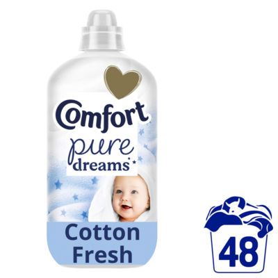 Comfort Pure Dreams Fabric Conditioner Cotton Fresh 48 Washes 1440ml