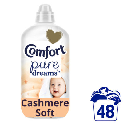 Comfort Pure Dreams Fabric Conditioner Cashmere Soft 48 Washes 1440ml