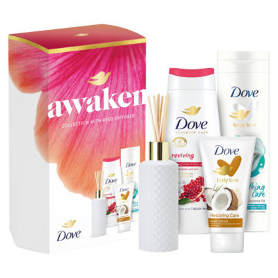 Dove Bodywash Awaken Collection with Reed Diffuser Gift Set