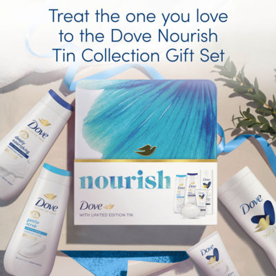 Dove Nourish Tin Collection Gift Set 5 piece - ASDA Groceries