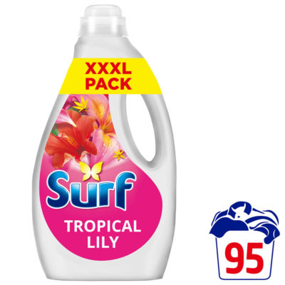 Surf Tropical Lily Laundry Washing Liquid Detergent 95 washes