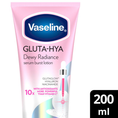 Vaseline Gluta-Hya Radiance Lotion Bundle Dewy, Overnight & FlawlessGlow 3x200ml - Image 4