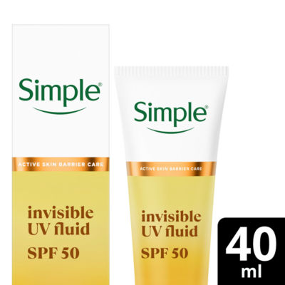 Simple Invisible UV Fluid SPF 50 40 ml
