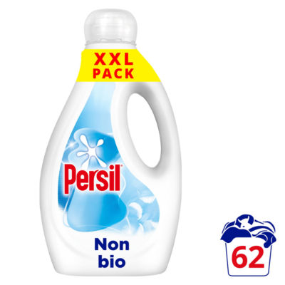 Persil Laundry Washing Liquid Detergent Non Bio 62 washes (1.674 L)