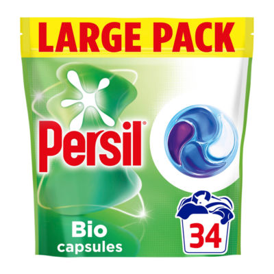 Persil Bio 4 In 1 Fast-Dissolving Laundry Capsules, 34 Washes