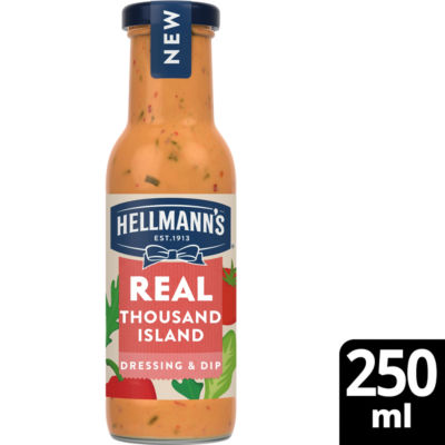 Hellmanns Real Thousand Island Salad Dressing & Dip Sauce 250ml