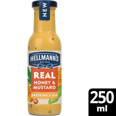 Hellmanns Salad Dressing & Dip Real Honey & Mustard 250 ml