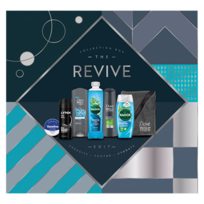 ASDA RADOX, Dove, LYNX & Vaseline Gift Set Revive Edit Collection Box 7 piece
