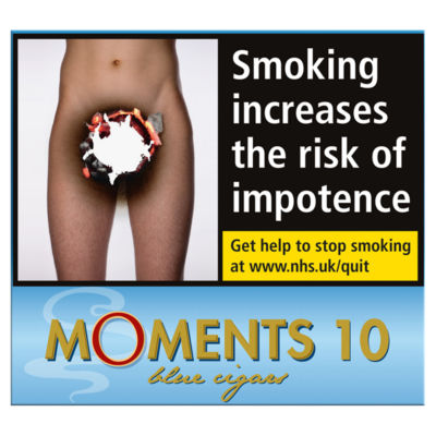 Moments Blue Cigars 10 Pack