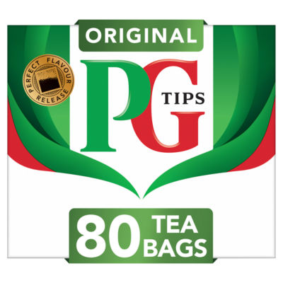 PG Tips Original Black Tea 80 Tea Bags 232g