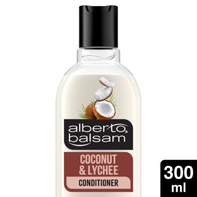 ALBERTO BALSAM COCONUT & LYCHEE CONDITIONER 300ML - Image 9