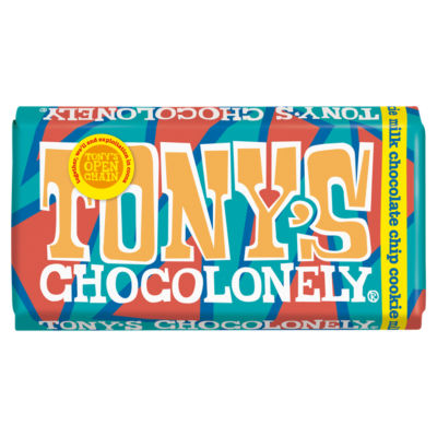 TONYS Tony's Chocolonely Milk Chocolate Chip Cookie 180G