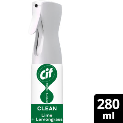 Cif Infinite Clean Cleaner Spraylime & Lemongrass, 6 Pk Of 280Ml - Image 2