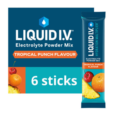 Liquid IV Hydration Multiplier* PW LIQUIDS Tropical Punch  6 sachets