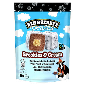 Ben & Jerry's Brookies & Cream Ice Cream Peaces 10MP