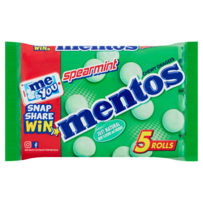 Mentos Spearmint 5 Pack 190G