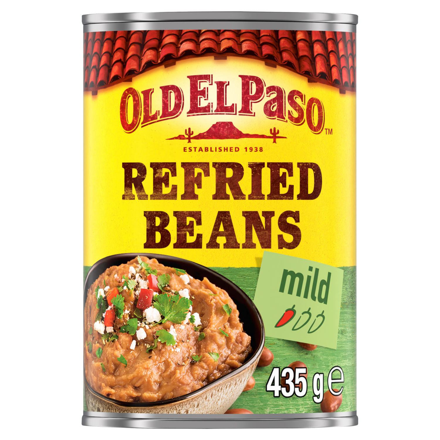 Old El Paso Mild Mexican Style Refried Beans 435g