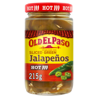 Old El Paso Sliced Green Jalapenos 215G