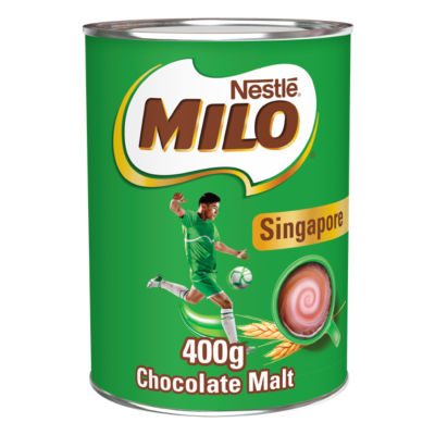 Milo Instant Malt Chocolate Drinking Powder Tin Singapore 400G