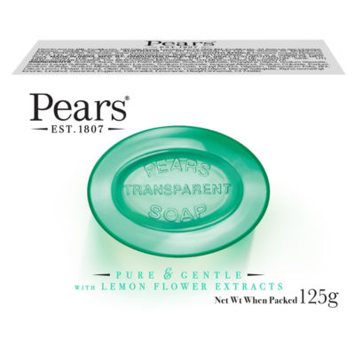 Pears Transparent Soap With Lemon Flower Extracts 125G