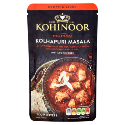 Kohinoor Mumbai Kolhapuri Masala Cooking Sauce 375G