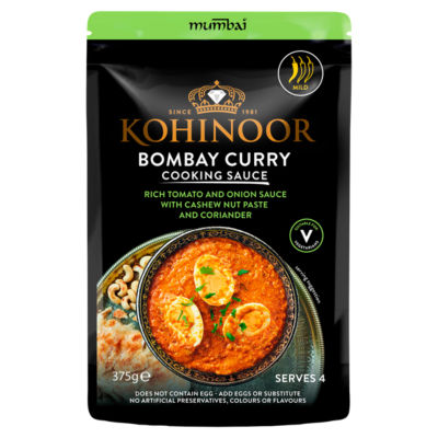 Kohinoor Bombay Egg Curry Cooking Sauce 375g