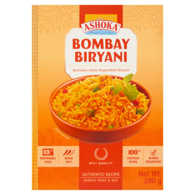 Ashoka Heat & Eat Bombay Biryani 280G