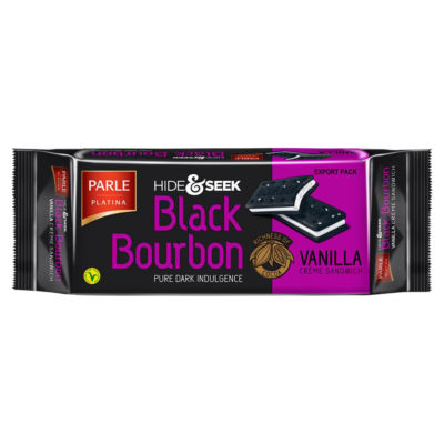 Hide & Seek Black Bourbon Vanilla Crème Sandwich 100g