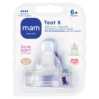 MAM 6+ Months X Cut Teats X2
