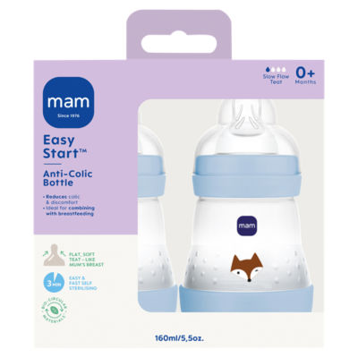 MAM Easy Start Anti-Colic Bottle 0+ Months 2 x 160ml
