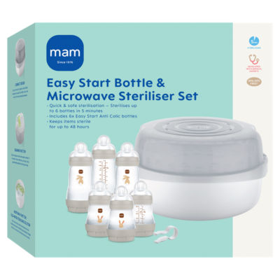 MAM Easy Start Bottle & Microwave Steriliser Set