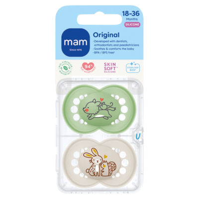 MAM Original Soother 18-36 Months 2 pack