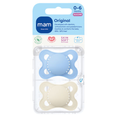 MAM Original Style 0-6m Soother 2PK