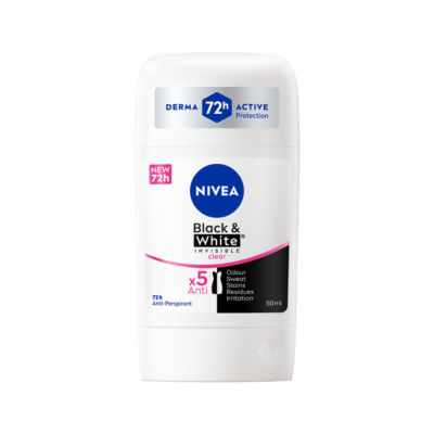 Nivea BLACK & WHITE INVISIBLE CLEAR ANTI-PERSPIRANT 50ML