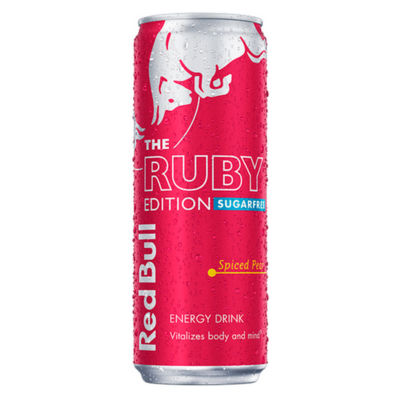 Red Bull Ruby Edition Sugarfree Spiced Pear Energy Drink 355ml