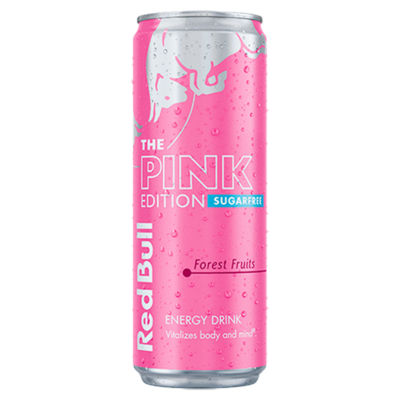 Red Bull Pink Edition Sugarfree Forest Fruits Energy Drink 355ml
