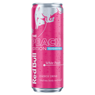 Red Bull Energy Drink Sugar Free Peach Edition White Peach 355ml