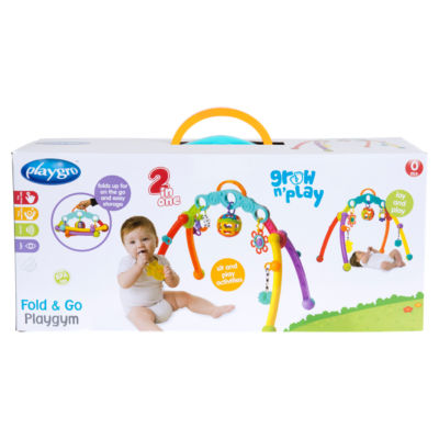 Playgro Grow n' Play 2 in One Fold & Go Playgym 0m+