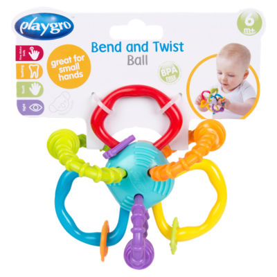 Playgro Bend and Twist Teething Rattle 6m+