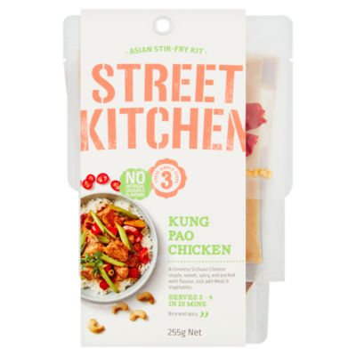 STREET KITCHEN Asian Stir-Fry Kit Kung Pao Chicken 255g