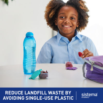 Sistema Twist 'n' Sip Squeeze Sports Water Bottle
