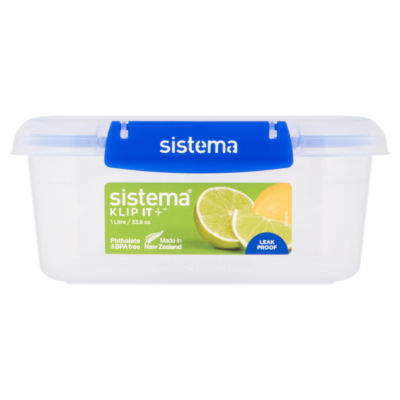 Sistema Rectangle Klip It Plus Food Storage Container 1Ltr