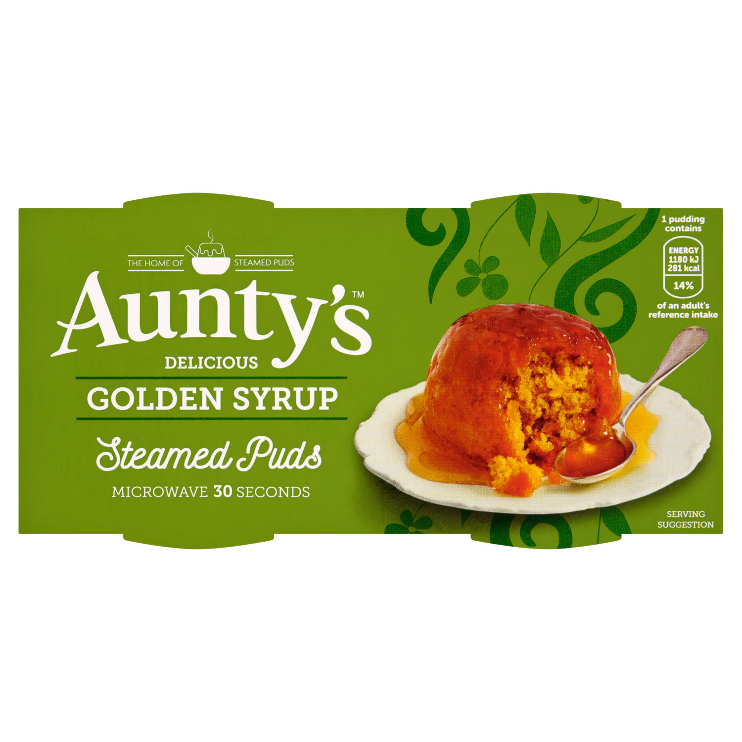 Aunty's Golden Syrup Steamed Puds 2 x 95g