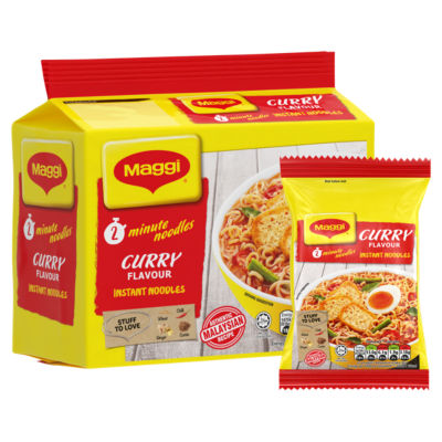 Maggi 2 Minute Instant Noodles Curry Flavour 5 x 79 g