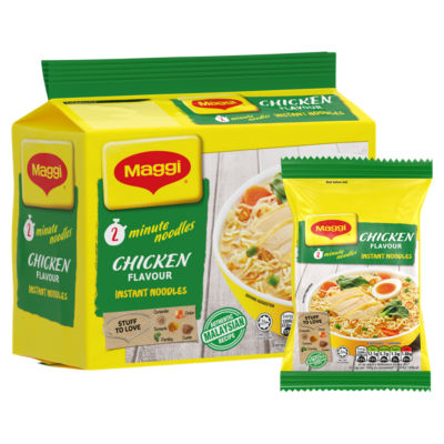 Maggi 2-Minute Instant Noodles - Chicken Flavour 5 x 74g