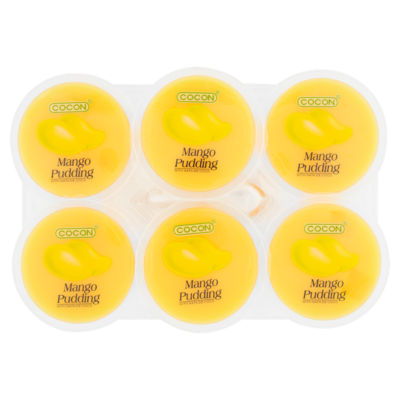 COCON Mango Pudding with Nata De Coco 6 x 80g