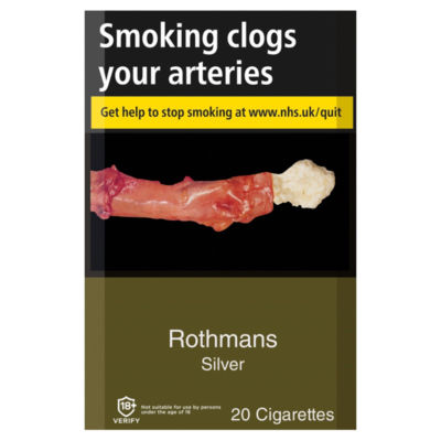 Rothmans Silver 20 Cigarettes