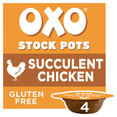 OXO Stock Pots Succulent Chicken with Bay & Parsley 4 x 20g (80g)