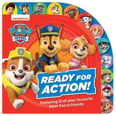 ASDA PAW Patrol Ready for Action! Tabbed Board Book - Paw Patrol